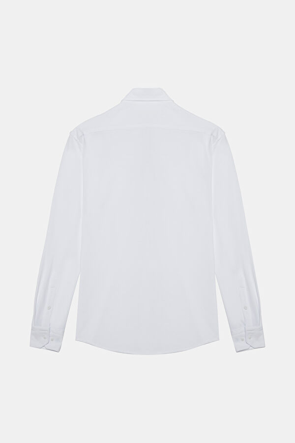 Slim Fit White Shirt 2
