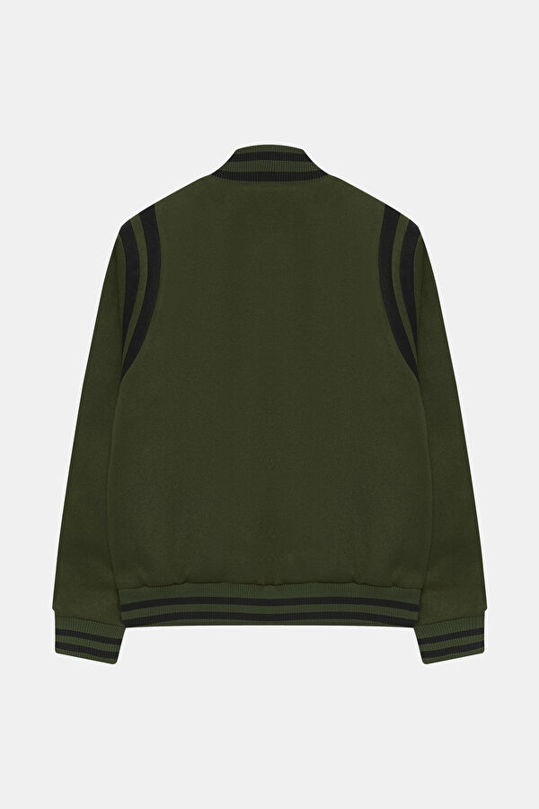 Khaki College Men's Jacket 2