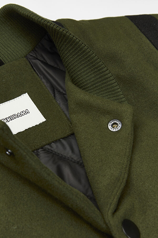 Khaki College Men's Jacket 3