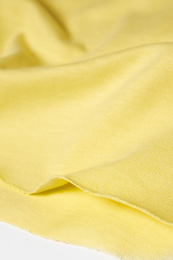 Yellow Crew Neck Women's T-Shirt 4