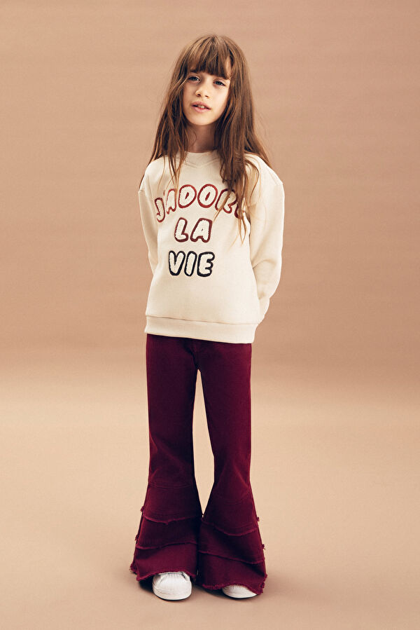 Maroon Jeans