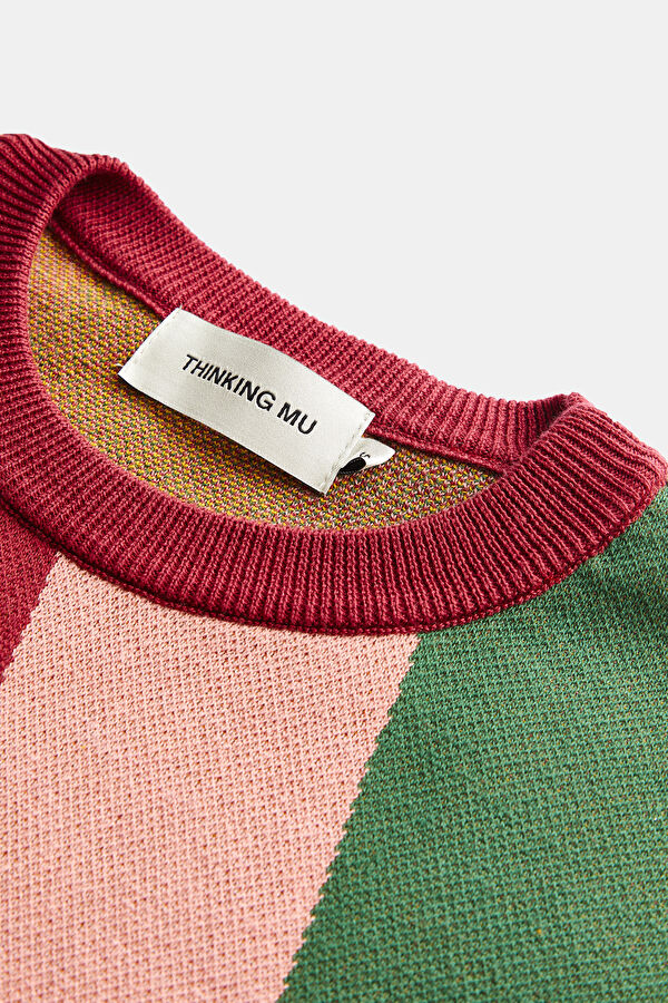 Sarı Desenli Kadın Kazak 3