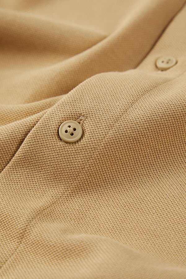 Slim Fit Camel Men's Shirt 4