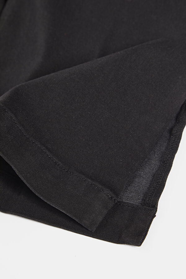 Black Wide Leg Women's Trousers 7