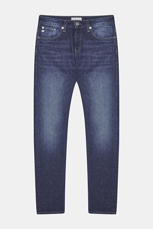 İndigo Boru Paça Jean Pantolon 3