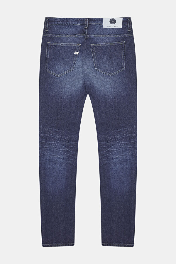 İndigo Boru Paça Jean Pantolon 4