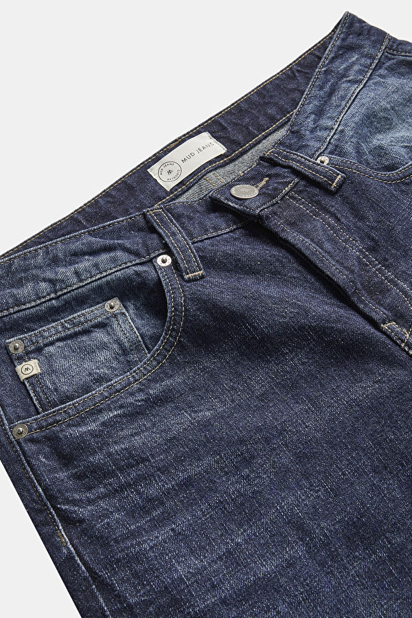 İndigo Boru Paça Jean Pantolon 5