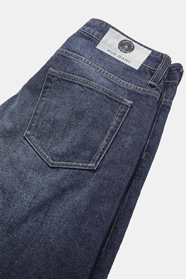 İndigo Boru Paça Jean Pantolon 7