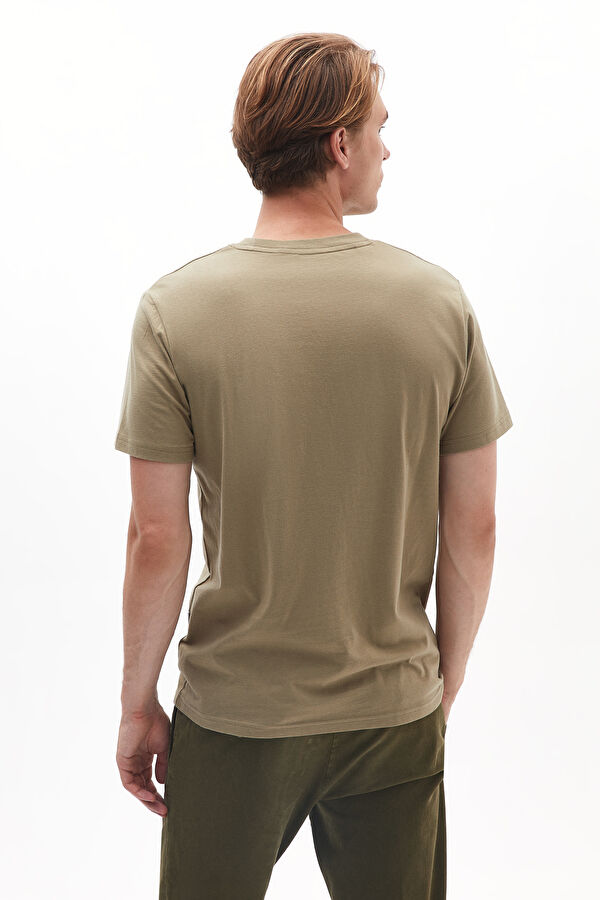 Yeşil Bisiklet Yaka T-Shirt 2