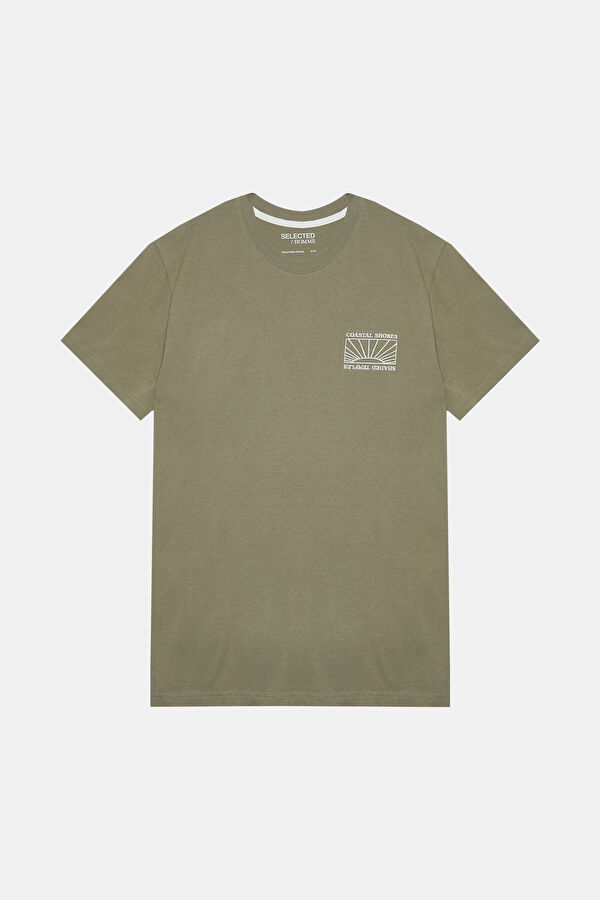 Yeşil Bisiklet Yaka T-Shirt 3