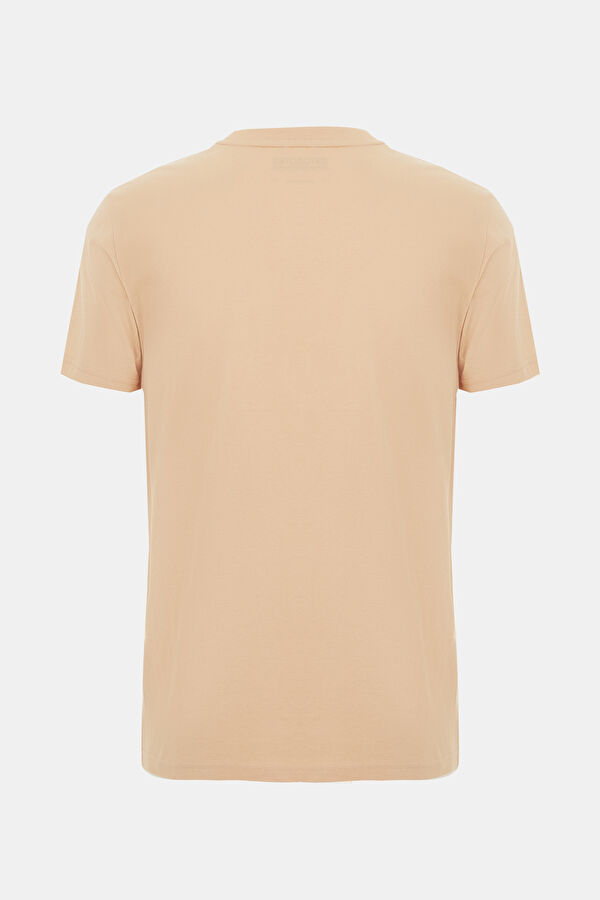 Pembe Bisiklet Yaka T-Shirt 2