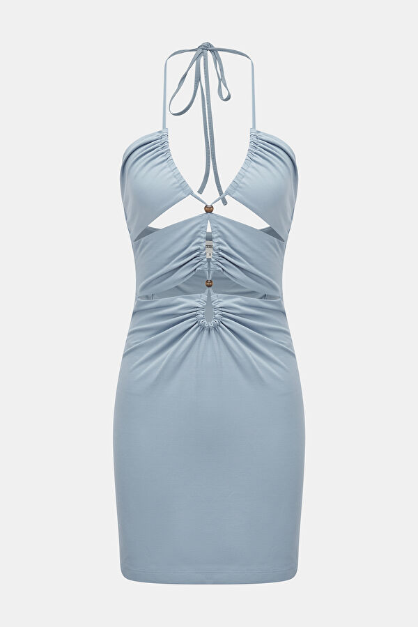 Grey Mini Women's Dress