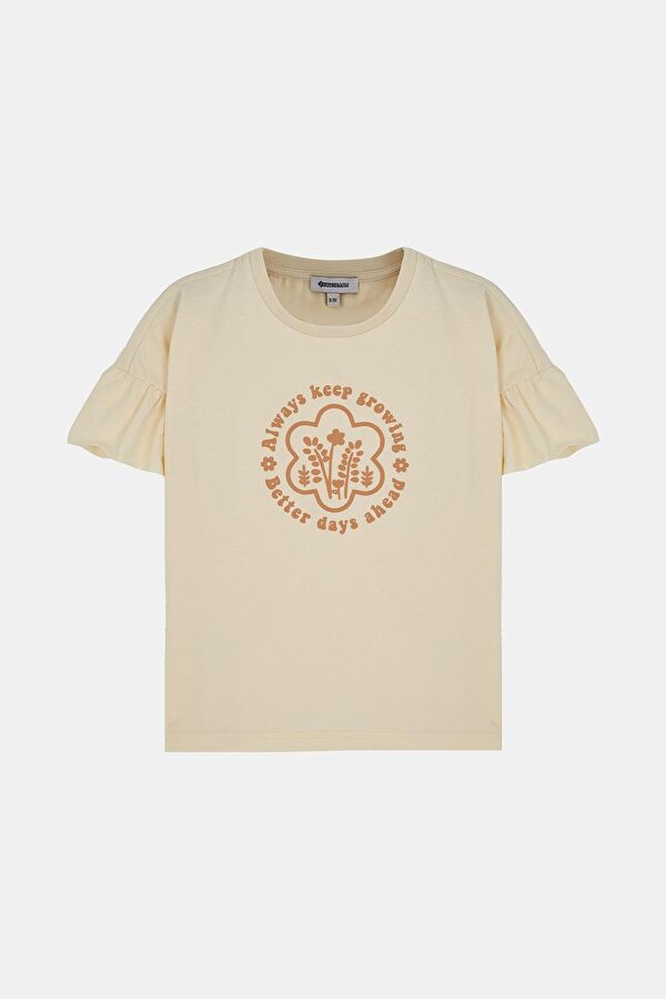 Ecru Printed Tshirt 2
