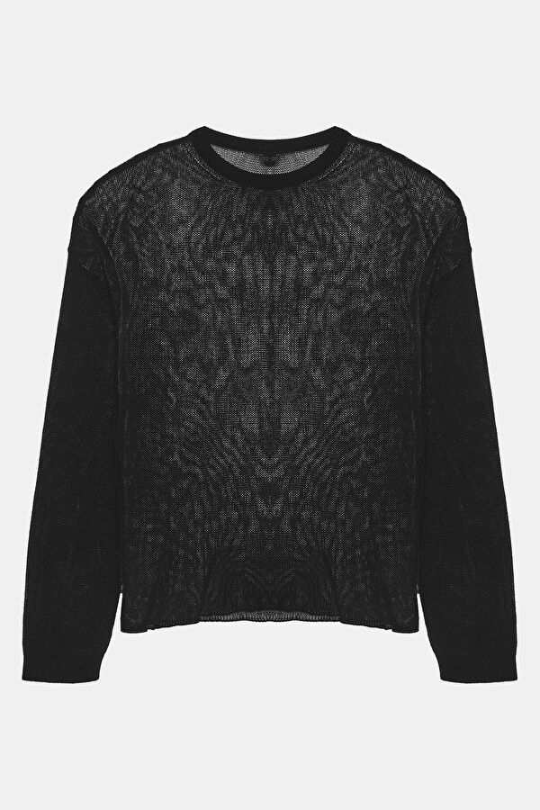 Black Knitted Women's Sweater 2