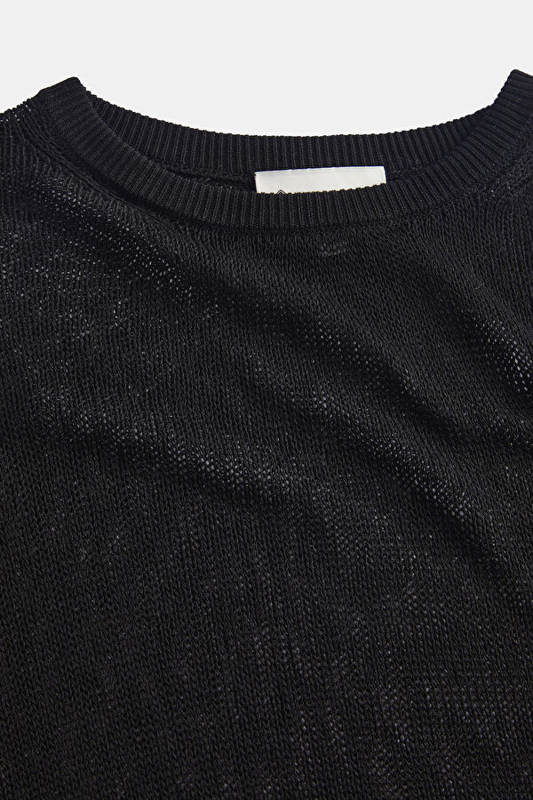 Black Knitted Women's Sweater 3
