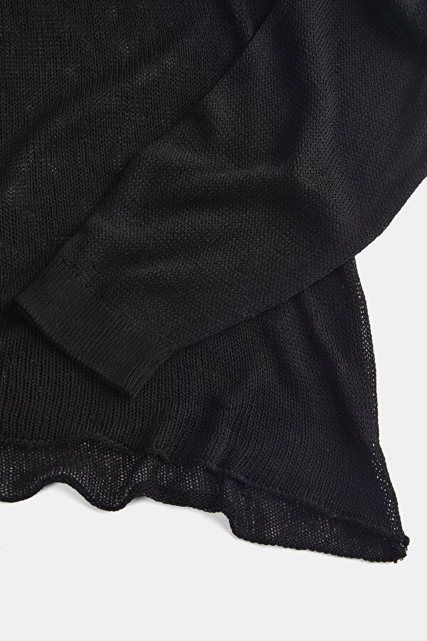 Black Knitted Women's Sweater 4