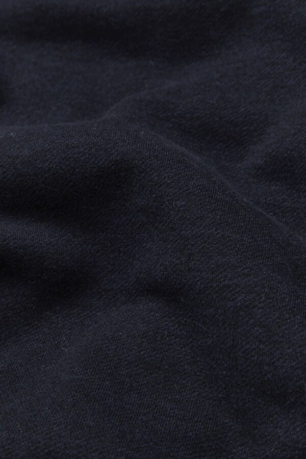 Lacivert Kırlangıç Yaka Erkek Sweatshirt 3