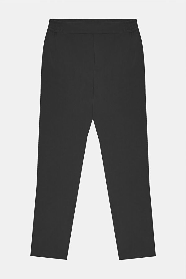 Black Straight Cut Trousers