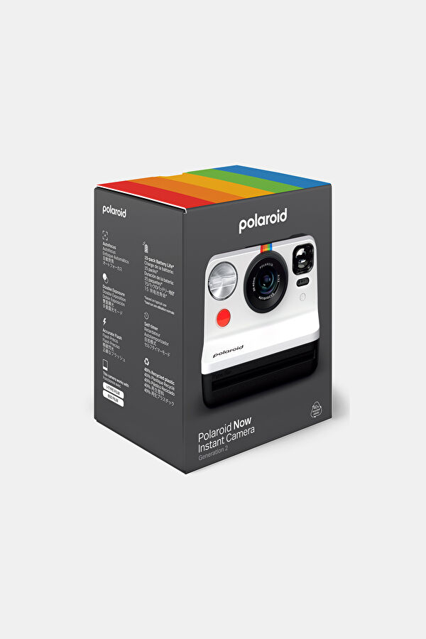 Polaroid Now Gen 2 Siyah Beyaz Fotoğraf Makinesi 5