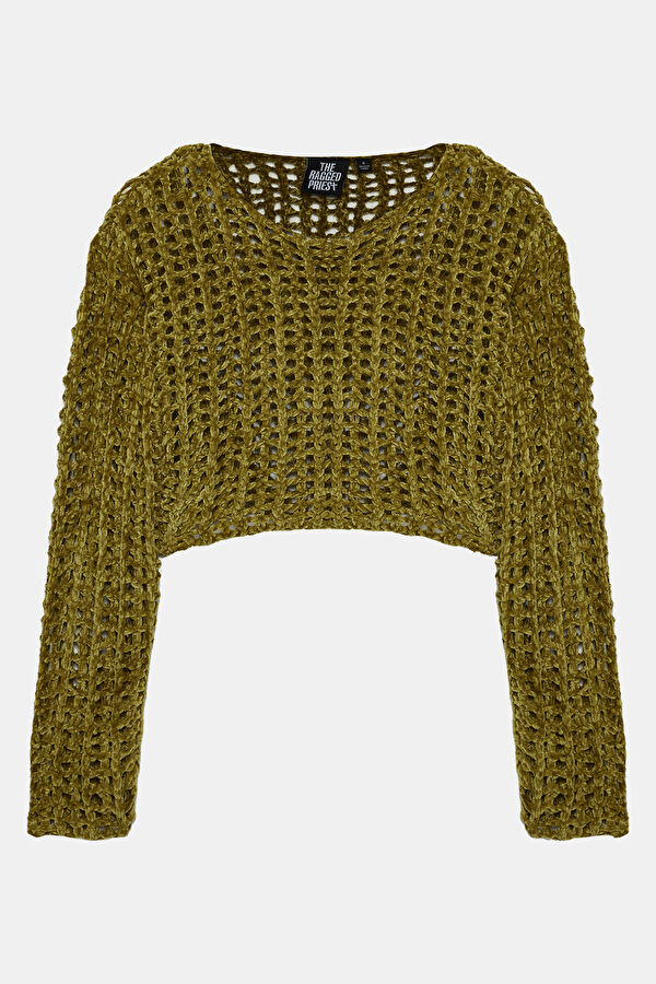 Mustard Long-Sleeve Women's Blouse 3