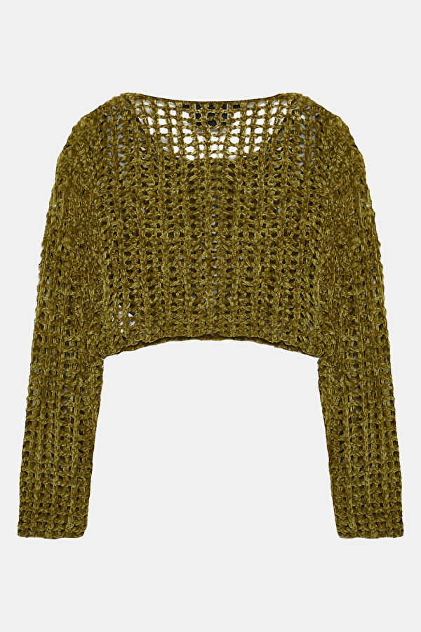 Mustard Long-Sleeve Women's Blouse 4