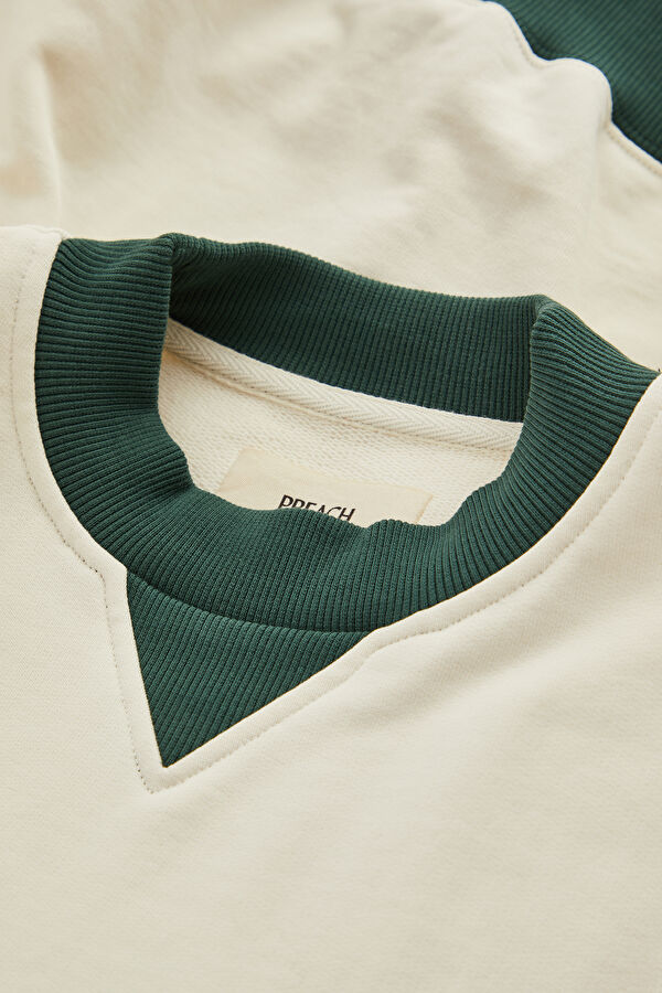 Off-white oversized crew neck men's sweatshirt 3