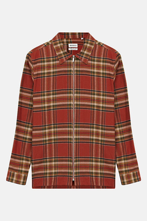 Relax Fit Multicolor Check Regular Shirt