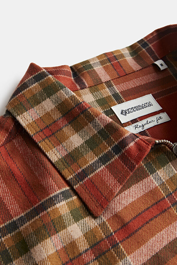 Relax Fit Multicolor Check Regular Shirt 3