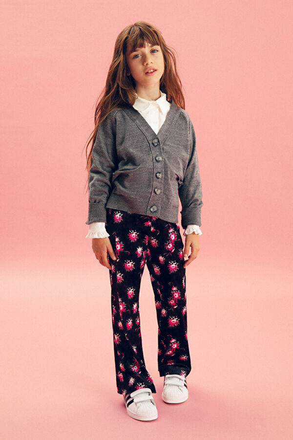 Grey Tricot Cardigan