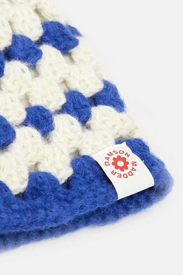 White Design Filled Beret 3