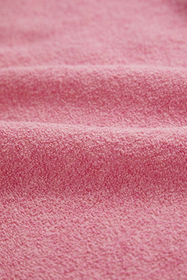 Pembe Bisiklet Yaka Sweatshirt 4