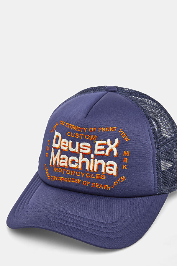 Lacivert Baskılı Şapka 2