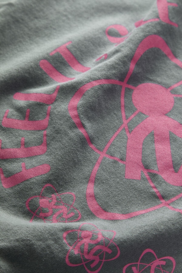 Mavi Bisiklet Yaka Baskılı Erkek T-Shirt 5