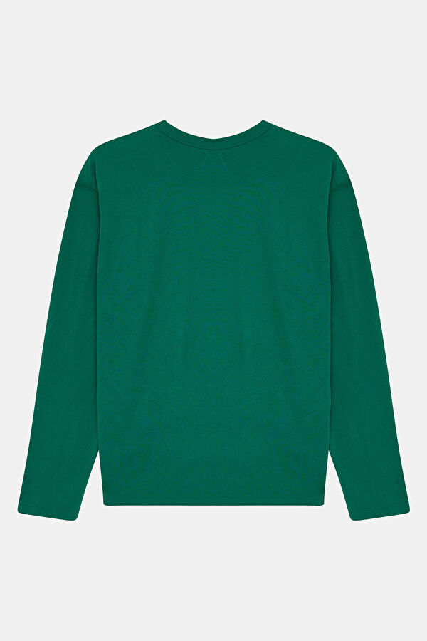 Green Bicycle Collar Design Filled Tshirt 2