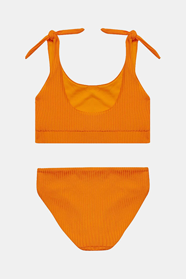 Turuncu Bağlamalı Bikini 2