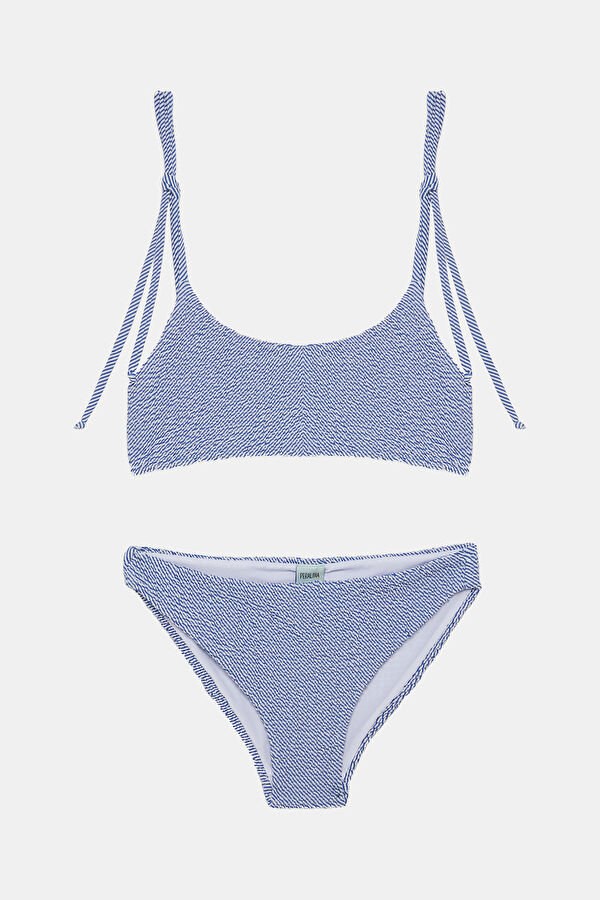 Blue Tied Bikini