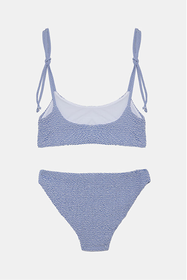Blue Tied Bikini 2