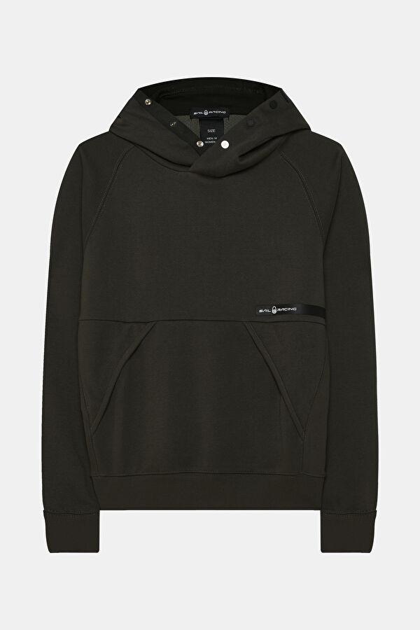 Koyu Gri Kapuşonlu Erkek Sweatshirt