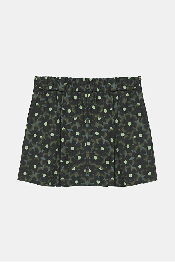 Multicolored Floral Pattern Children's Skirt 2