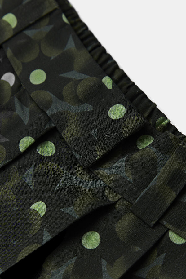 Multicolored Floral Pattern Children's Skirt 4
