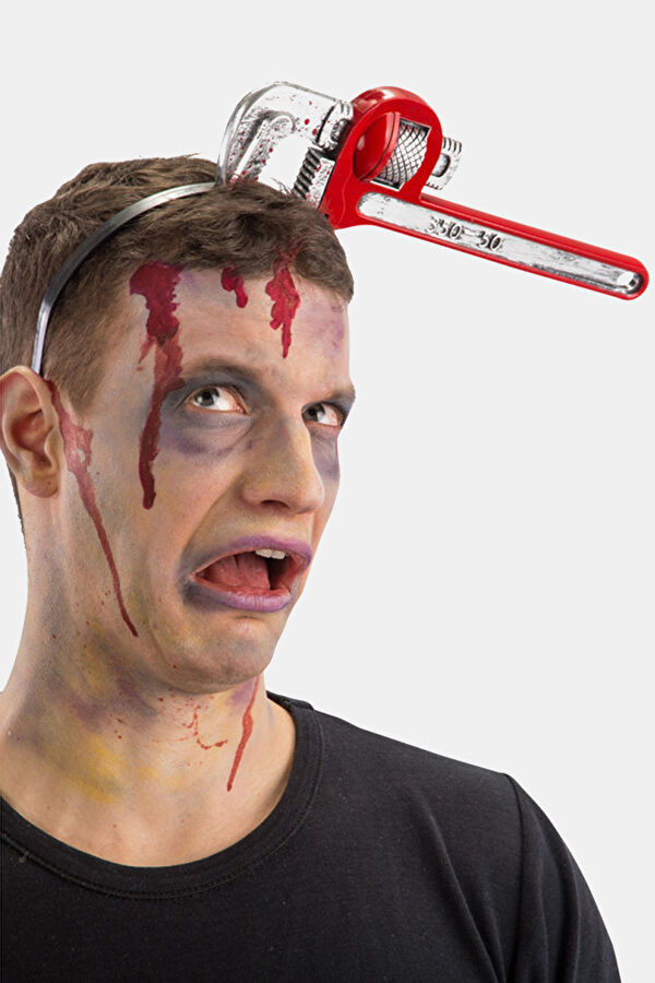 Through-Head Headband W/Adjustable Wrench Pbh