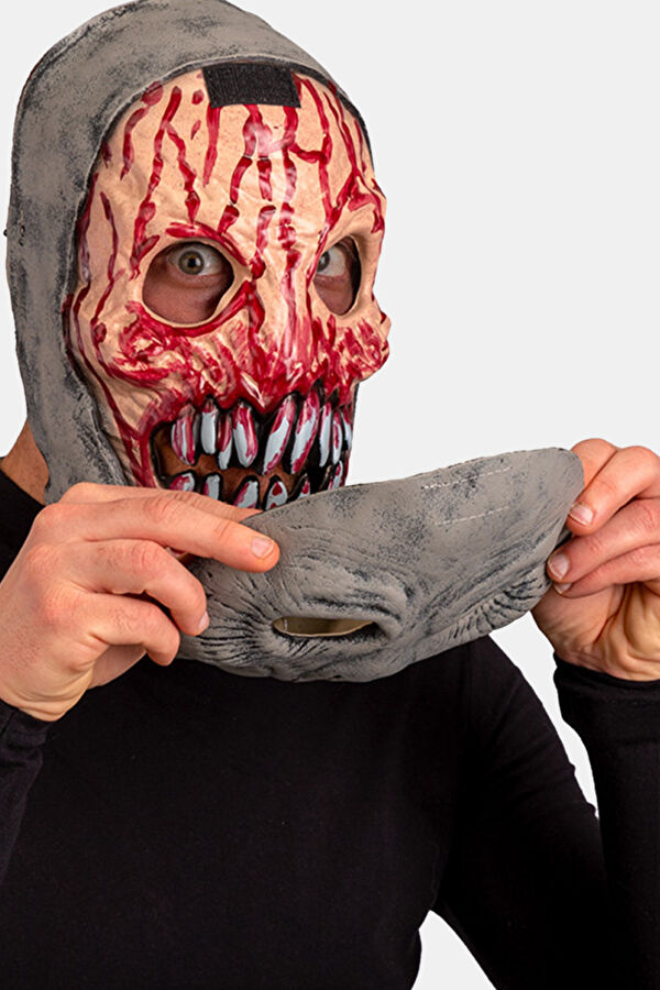 Double Face Alien/Horror Mask With Header