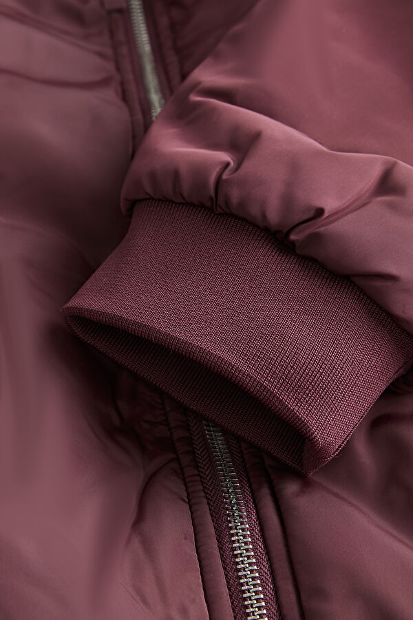 Burgundy Women's Jacket 4