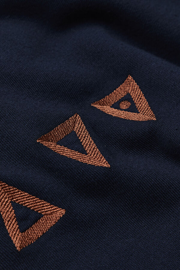 Navy Blue Printed Tshirt 3