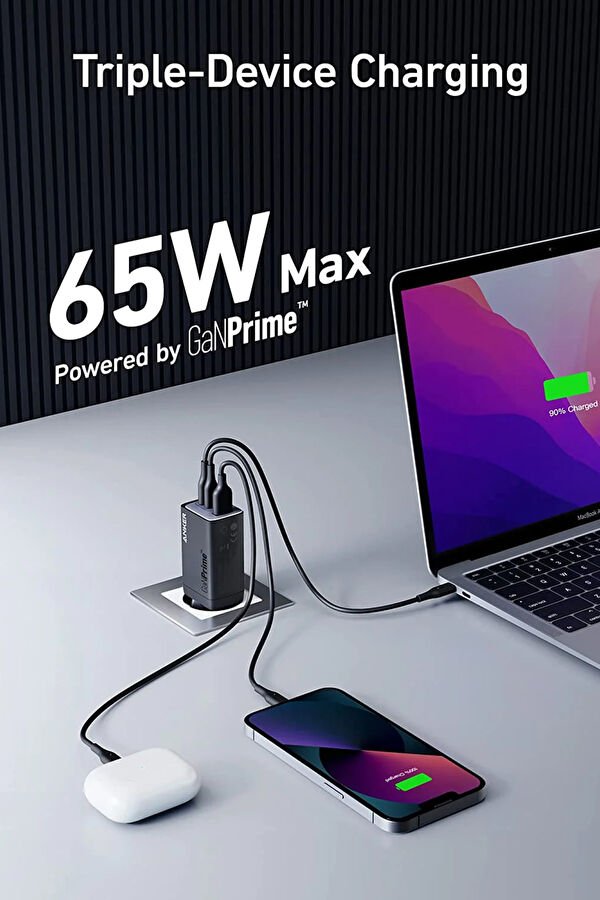 737 GaNPrime 120W USB-C Şarj Cihazı 2