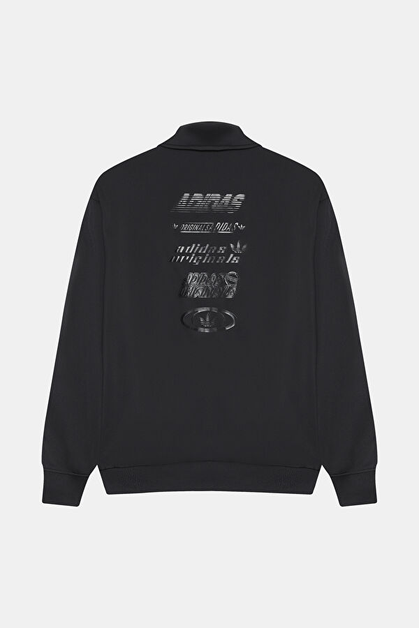 Siyah Dik Yaka Sweatshirt 2