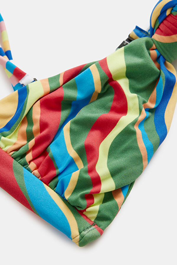 Çok Renkli Desenli Bikini 6