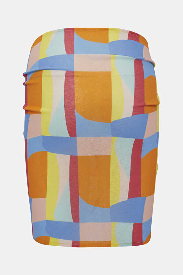 Multicolor Design Filled Pareo 4