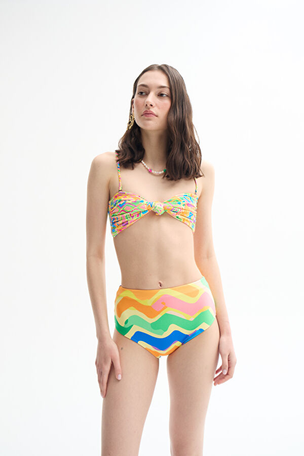 Çok Renkli Desenli Kadın Bikini 2