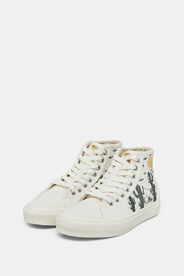 SK8-Hi Tapered VR3 Kadın Ekru Spor Ayakkabı 2